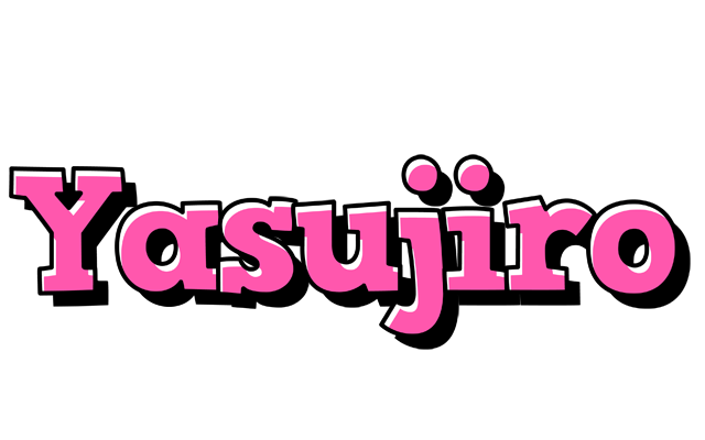 Yasujiro girlish logo