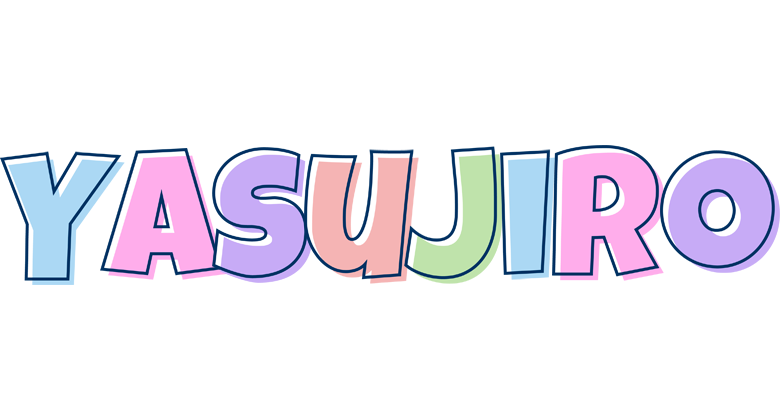 Yasujiro pastel logo