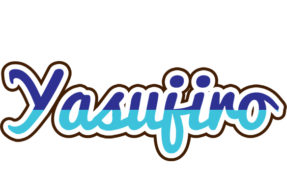 Yasujiro raining logo