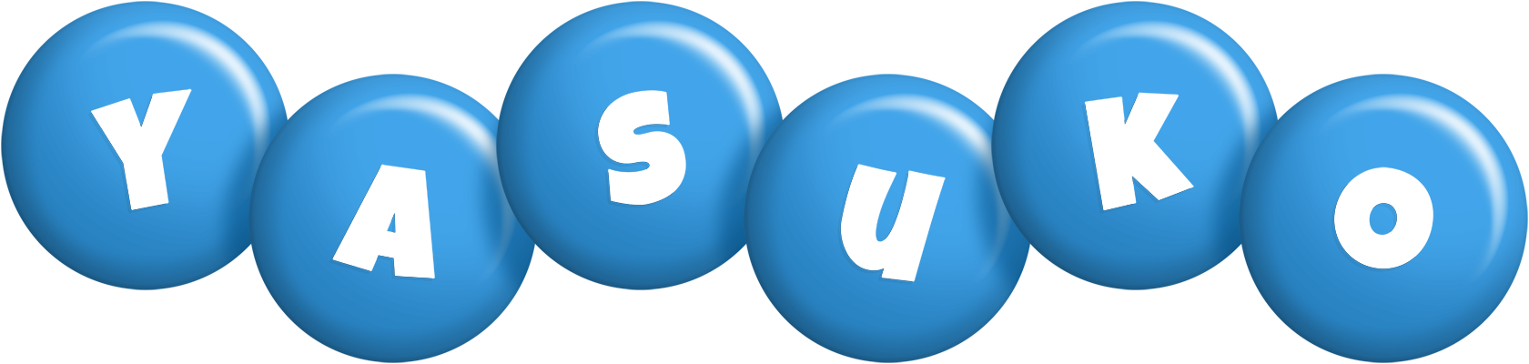 Yasuko candy-blue logo