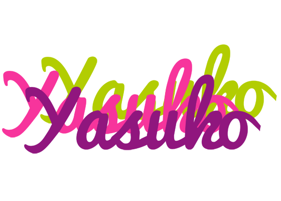 Yasuko flowers logo