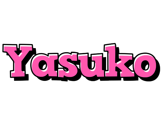Yasuko girlish logo