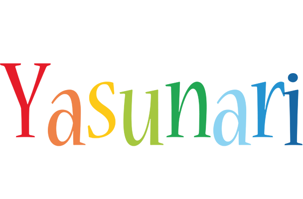 Yasunari birthday logo