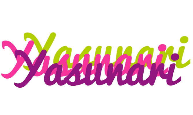 Yasunari flowers logo