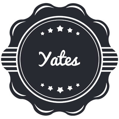 Yates badge logo
