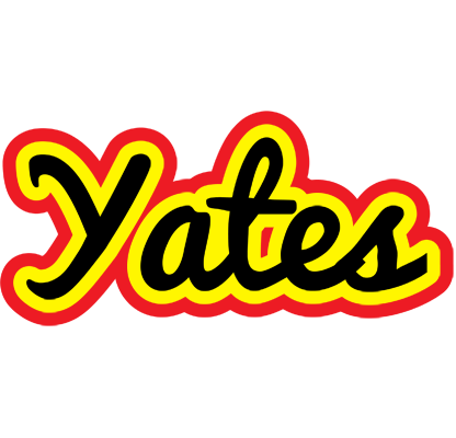 Yates flaming logo