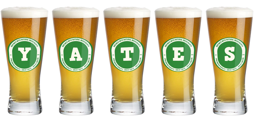Yates lager logo