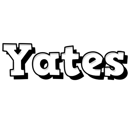 Yates snowing logo