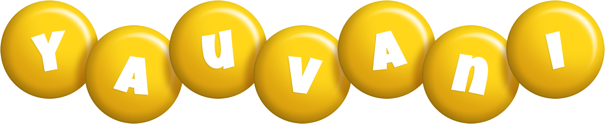 Yauvani candy-yellow logo
