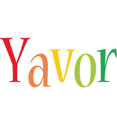 Yavor birthday logo