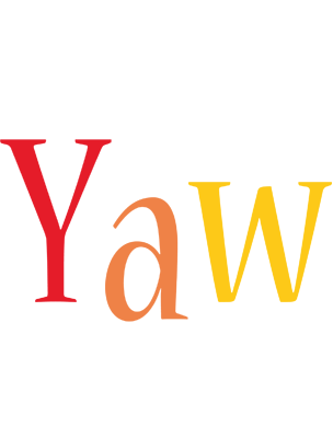 Yaw birthday logo