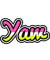 Yaw candies logo