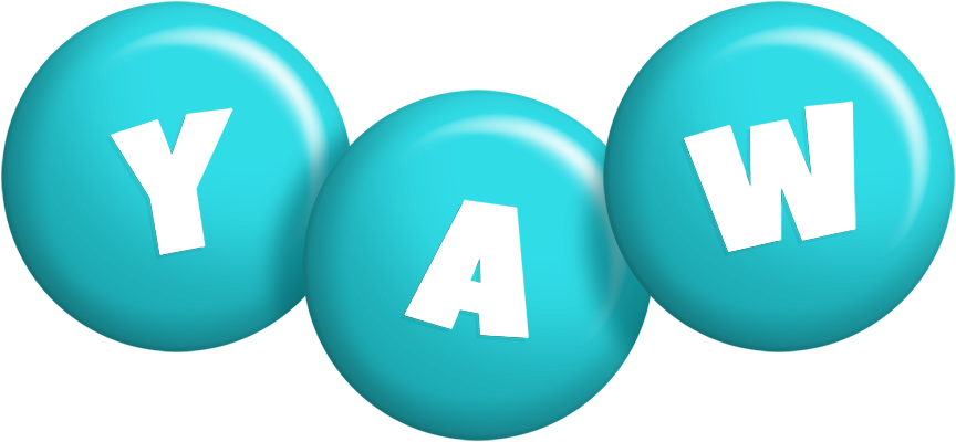 Yaw candy-azur logo