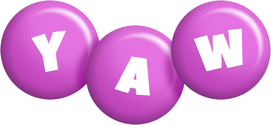 Yaw candy-purple logo