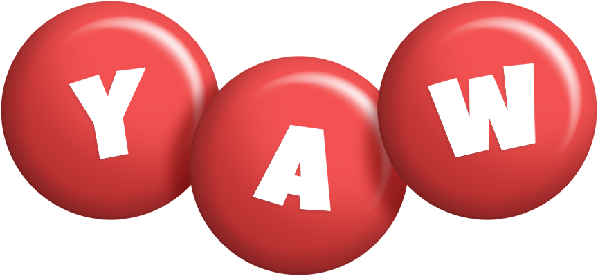 Yaw candy-red logo