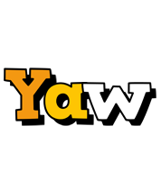 Yaw cartoon logo