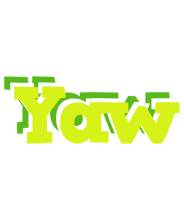 Yaw citrus logo