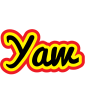 Yaw flaming logo