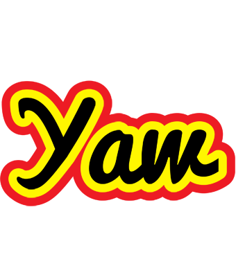 Yaw flaming logo