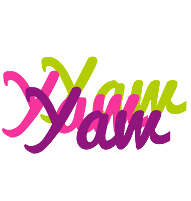 Yaw flowers logo