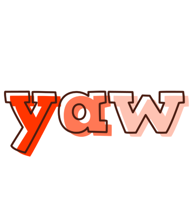 Yaw paint logo