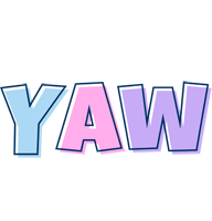 Yaw pastel logo