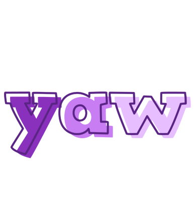 Yaw sensual logo