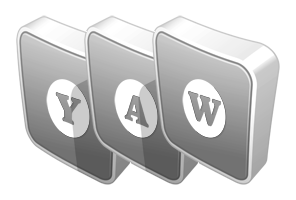 Yaw silver logo