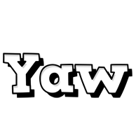 Yaw snowing logo