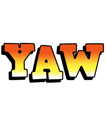Yaw sunset logo