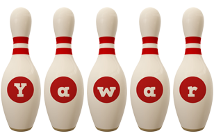 Yawar bowling-pin logo