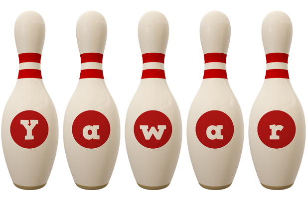 Yawar bowling-pin logo