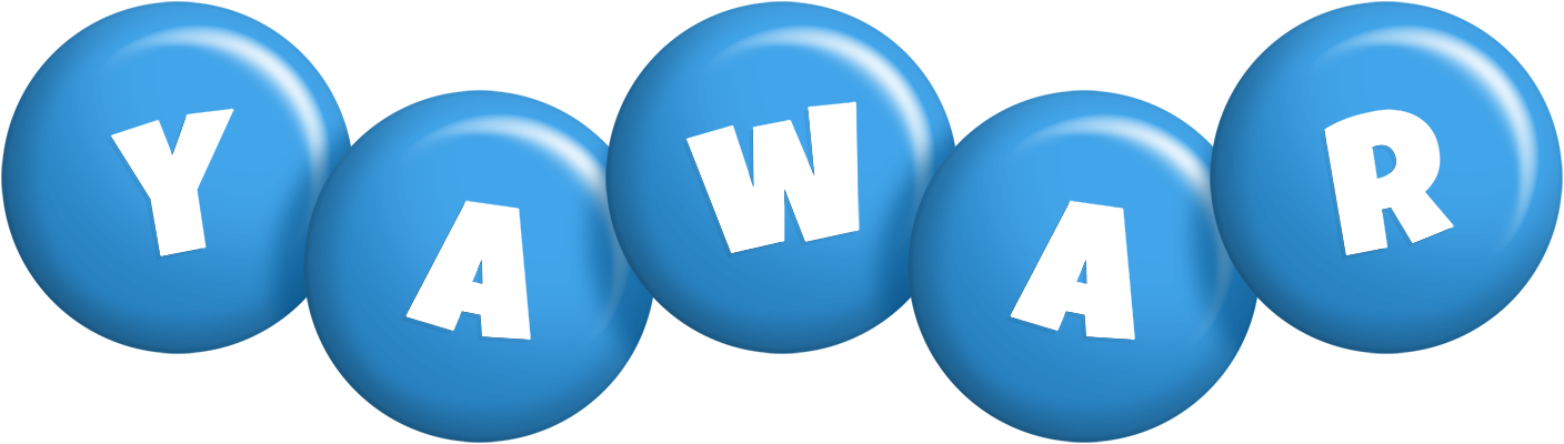 Yawar candy-blue logo