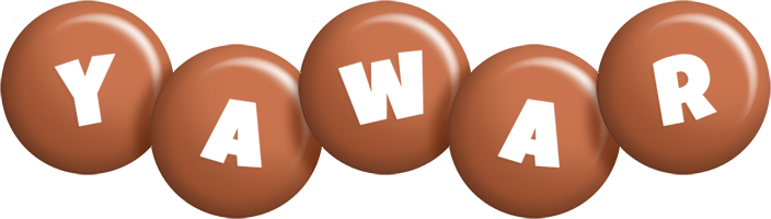 Yawar candy-brown logo