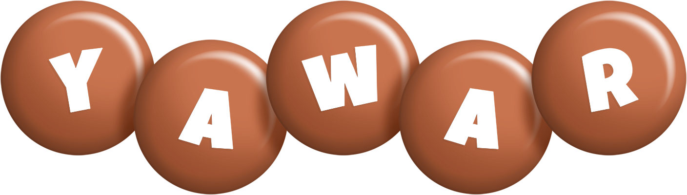 Yawar candy-brown logo