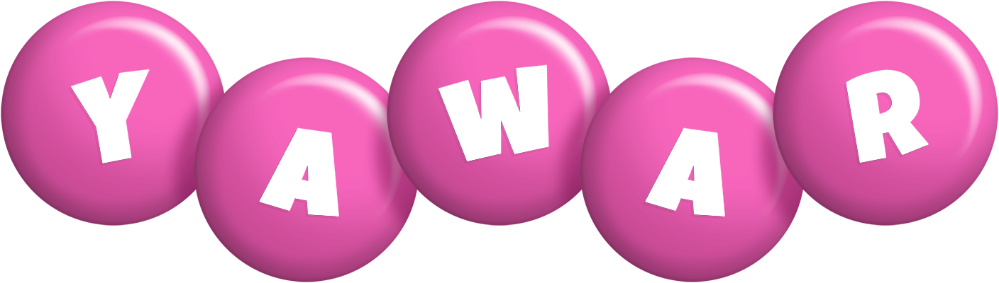 Yawar candy-pink logo