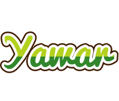 Yawar golfing logo