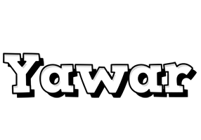 Yawar snowing logo