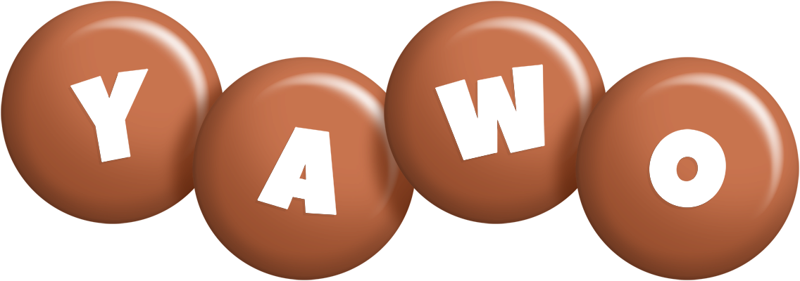 Yawo candy-brown logo