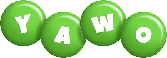 Yawo candy-green logo