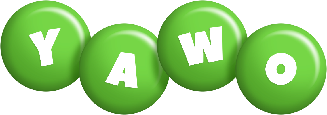 Yawo candy-green logo