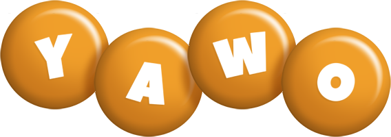 Yawo candy-orange logo