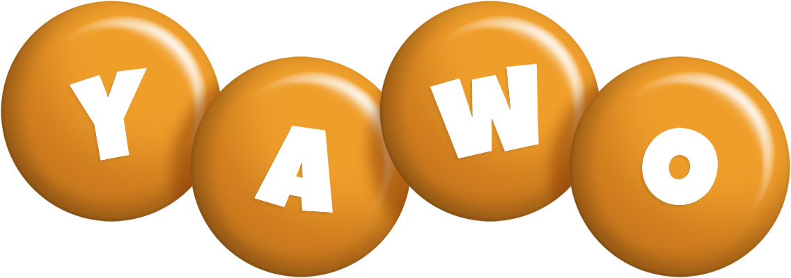 Yawo candy-orange logo
