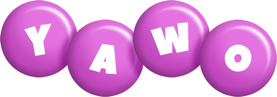 Yawo candy-purple logo