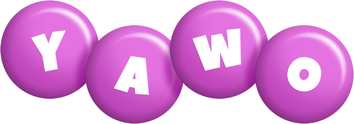 Yawo candy-purple logo