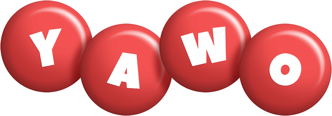 Yawo candy-red logo