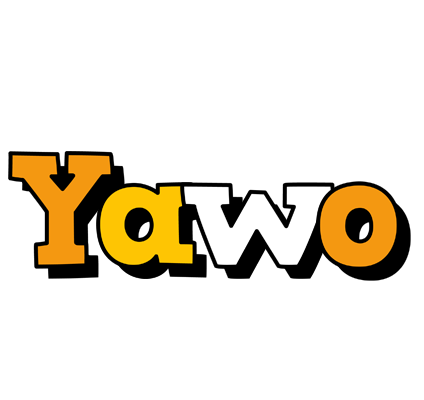 Yawo cartoon logo
