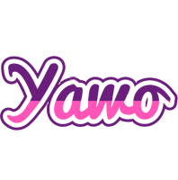 Yawo cheerful logo