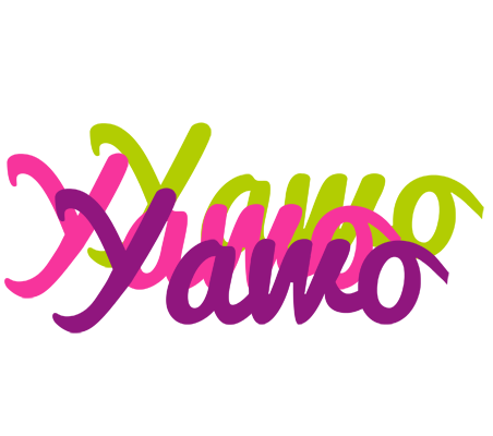Yawo flowers logo