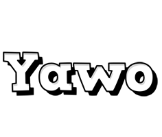 Yawo snowing logo